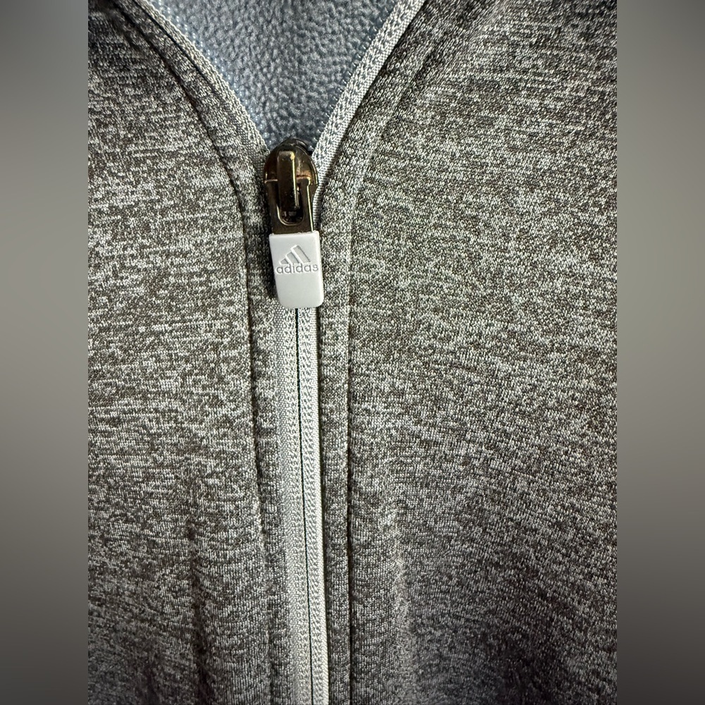 Adidas Men’s Full-Zip Hoodie Jacket 2XL Blue Athletic Casual - Picture 5 of 13